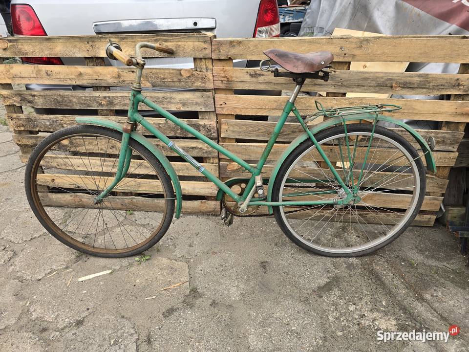 2 rowery prl stare skladak zielona ukraina i Jaworzno