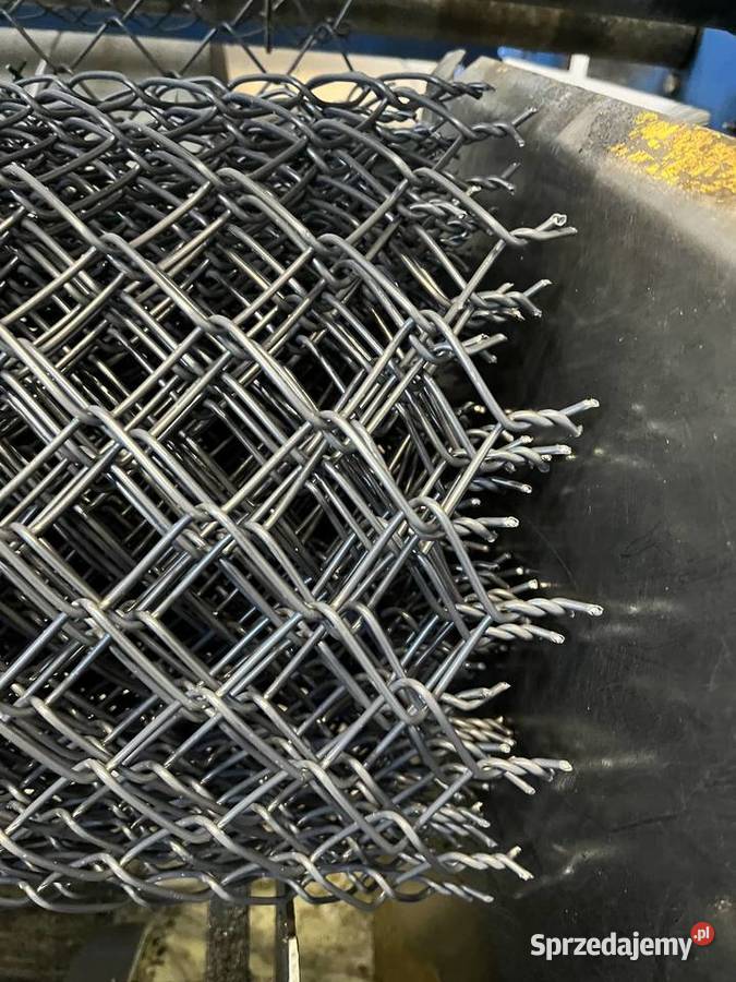 Siatka ogrodzeniowa pleciona ocynk PCV oczko