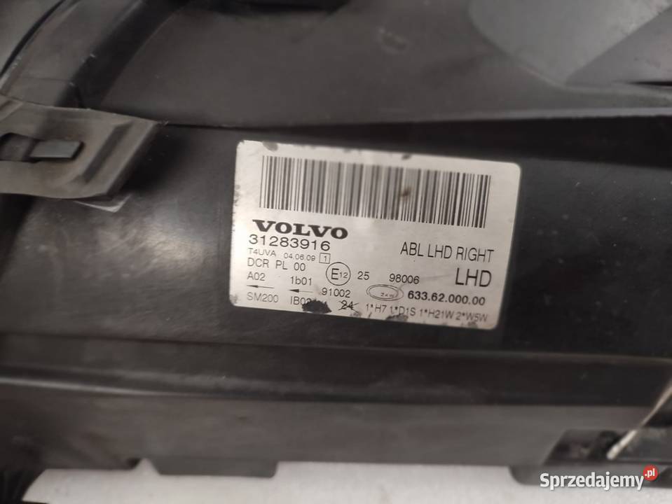 Lampka Volvo S80 prawe Szczecin