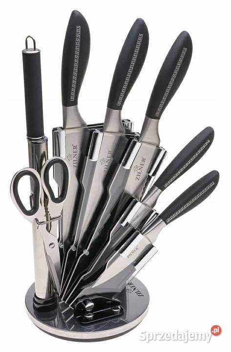 Noże na stojaku Noże i ostrza sprzedam