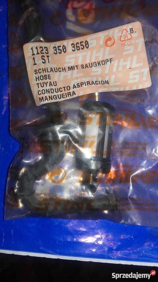 komplet wężyk paliwa i filtr STIHL Żywiec sprzedam