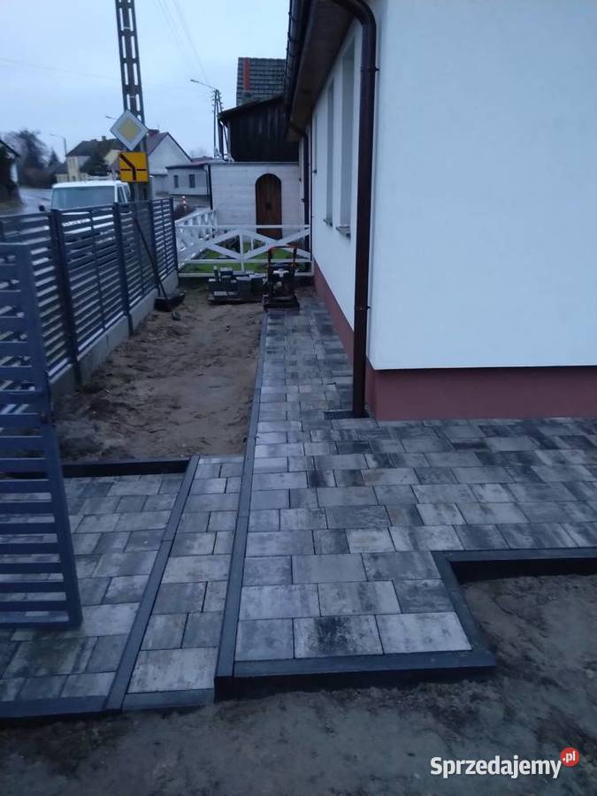 Wykonam usługi brukarskie i ogrodzenia Remont i budowa Sławno