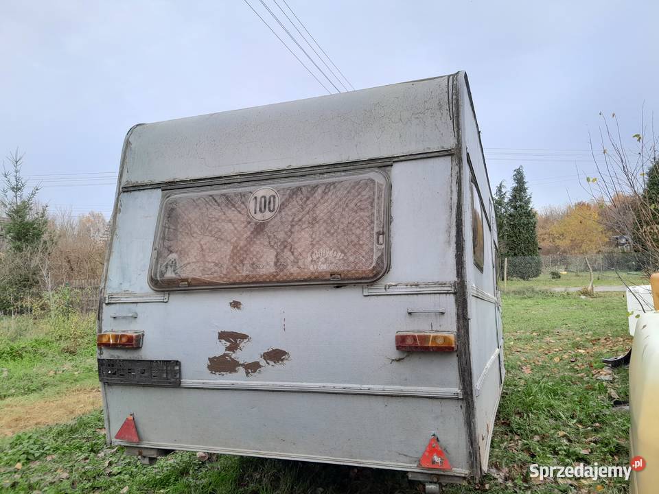 Przyczepa kempingowa Dethleffs do remontu Kempingowe Krosno Odrzańskie
