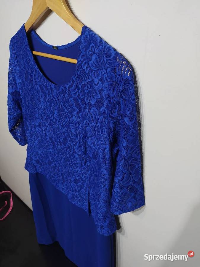Niebieska sukienka rozmiar XL42 Spódnice i sukienki Moda i Styl