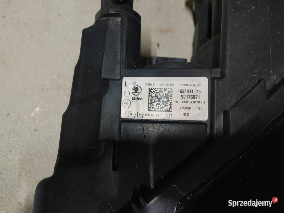 Lampy Skoda Scala Oświetlenie kujawsko-pomorskie Włocławek