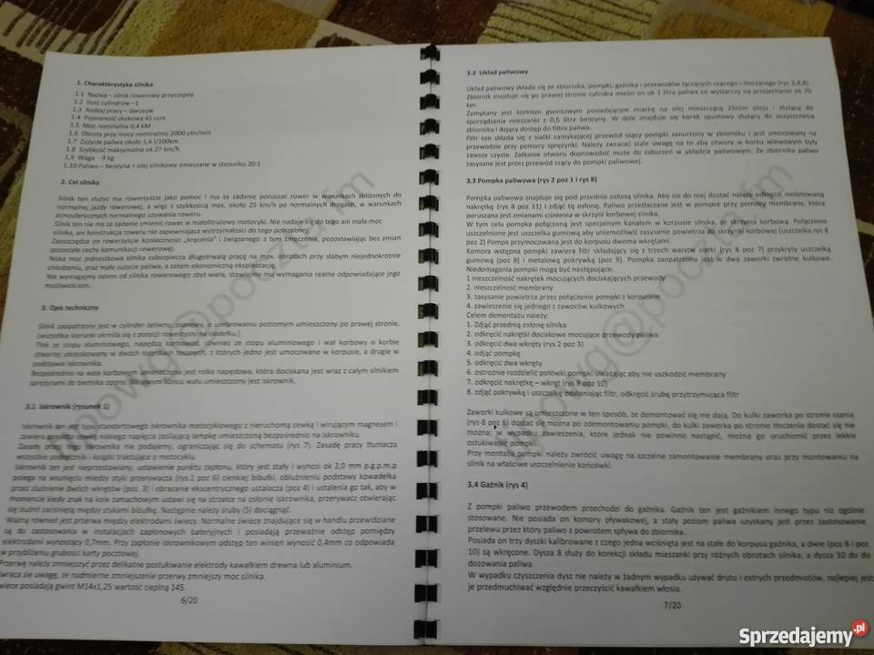 Instrukcja obsługi silnika GNOM Garwolin