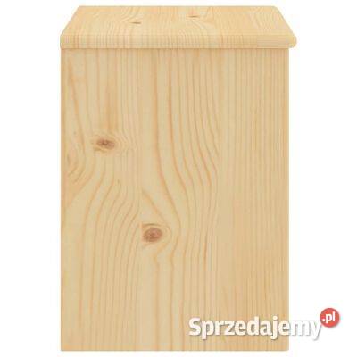 vidaXL Szafka nocna naturalne drewno 35x30x40 Warszawa