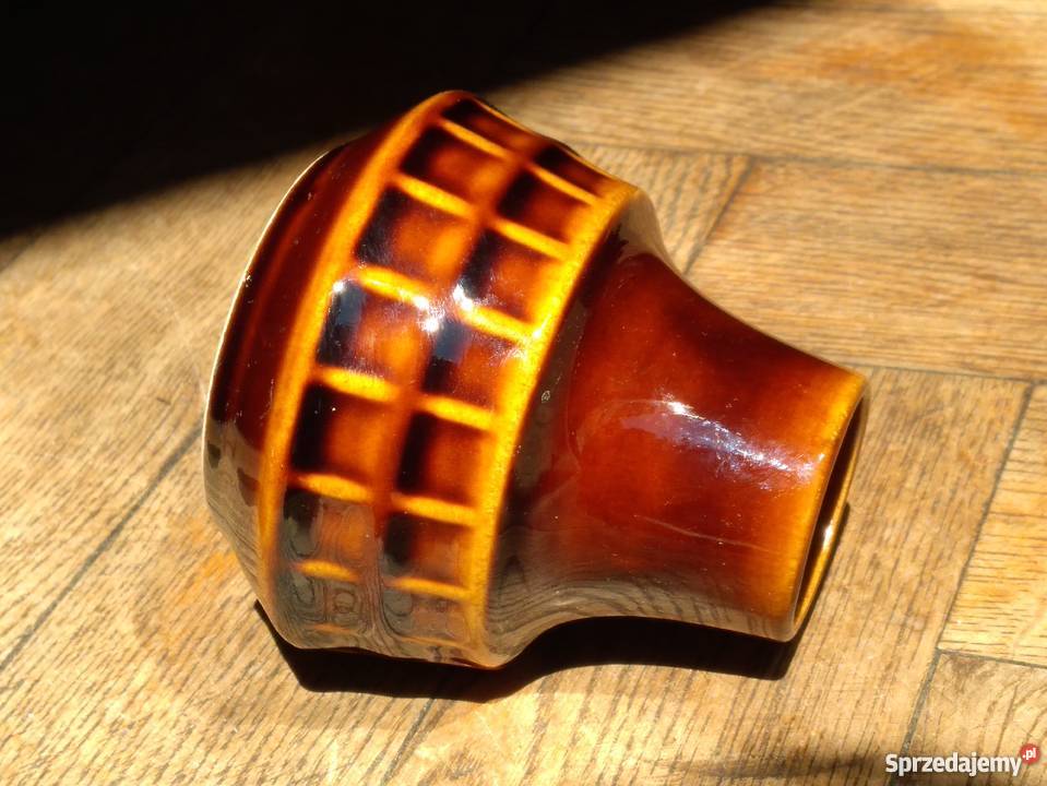 flakonik WAZON PRUSZKÓW ceramiczny porcelit lata Porcelana i szkło