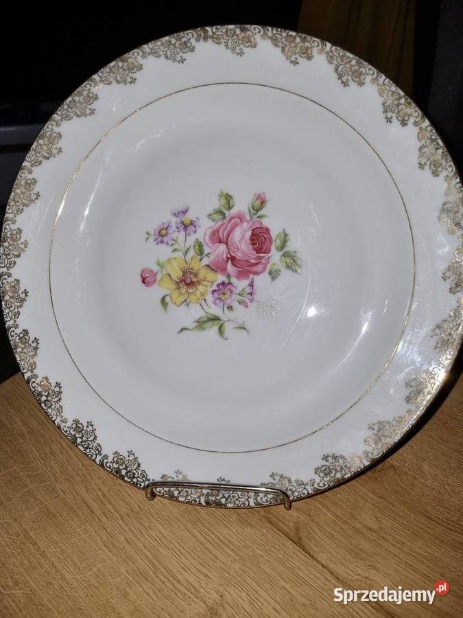 Talerz Porcelana Francuska Limoges Unikat Antyki, Sztuka, Kolekcje Wola Podłężna sprzedam