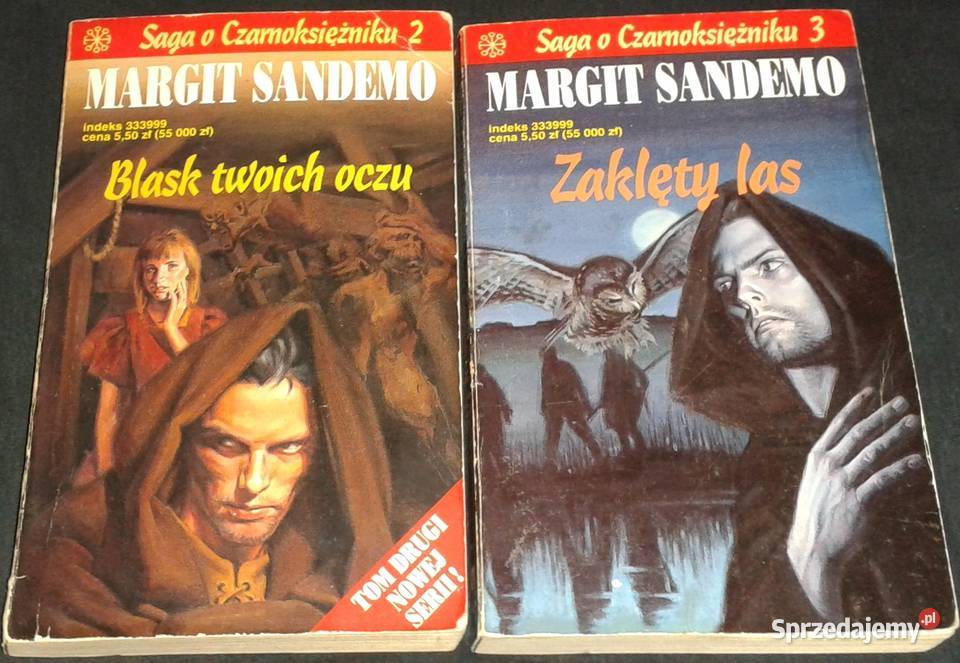 Saga o Czarnoksiężniku 4 części Margit Sandemo Chełm sprzedam