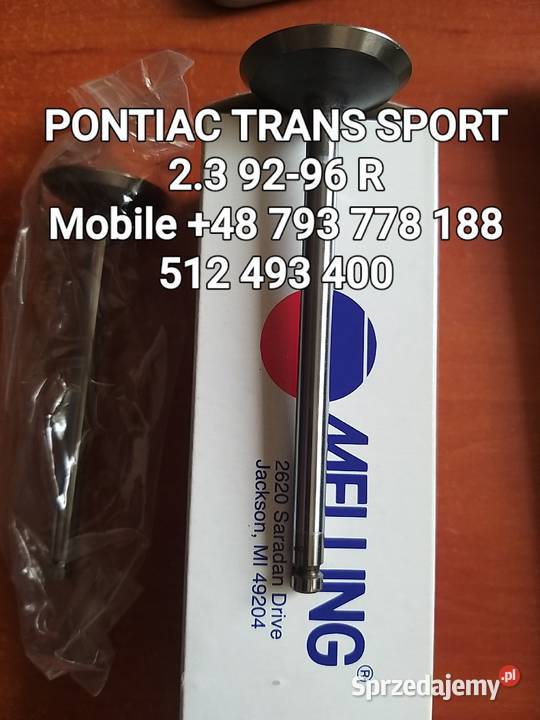 ZAWÓR SSĄCY PONTIAC TRANS SPORT 23 9296 R Części Kawnice