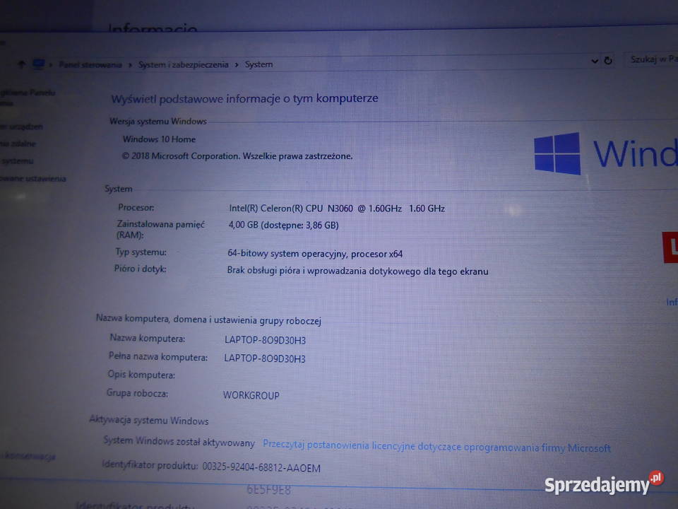 Laptop Lenovo IdeaPad 100S Katowice