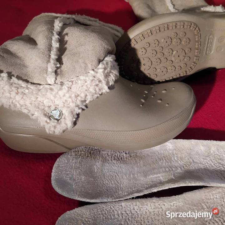 Klapki crocs Kozaki futro ultralekkie W11 EU Moda i Styl Lublin
