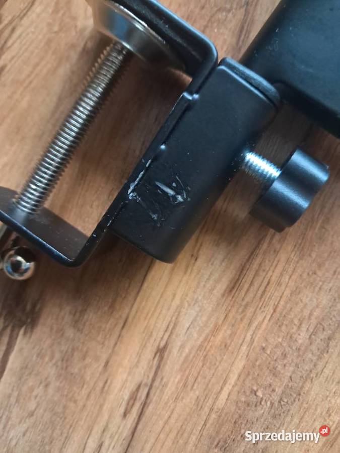 nowy biurkowy statyw do mikrofonu niestety brak