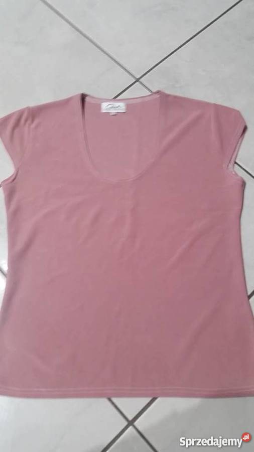 pudrowy róż lila bluzeczka koszulka top tshirt Kielce sprzedam
