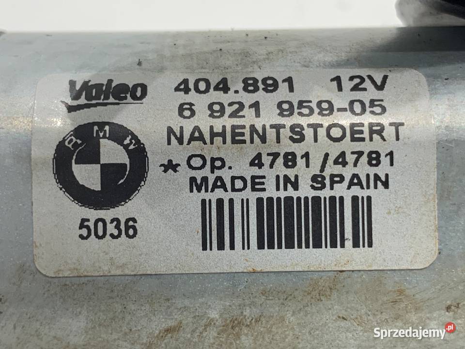 SILNIK WYCIERACZEK TYŁ BMW E87 6921959 Hatchback Silniki wycieraczek