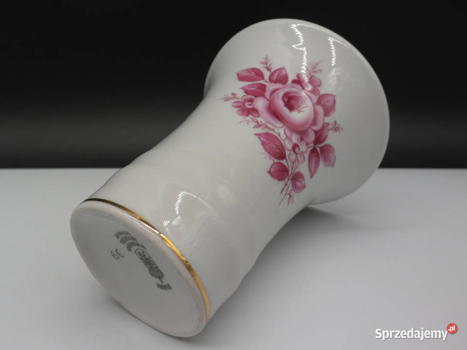 Porcelanowy wazon róże SCHUMANN BAVARIA Porcelana i szkło Raszków