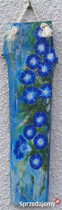 Obraz olejny na desce sosnowej Rydułtowy