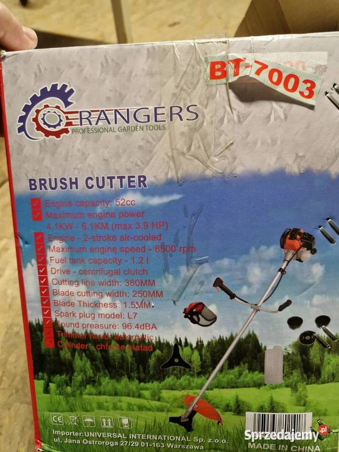 Kosa spalinowa Rangers BT7003 39 podkaszarka