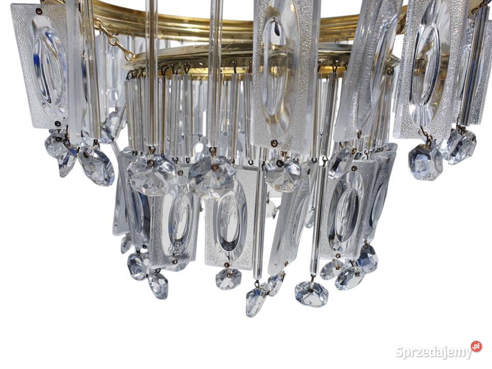 Stara lampa żyrandol z lat 6070 Jablonec Nysą Cieszyn