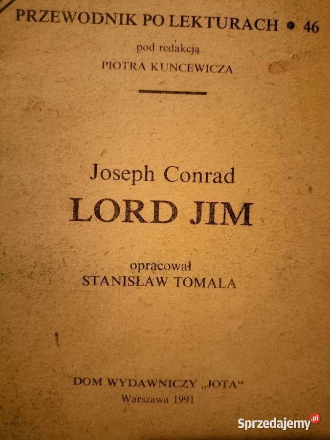 Lord Jim Conrad analizy literatury księgarnia Warszawa