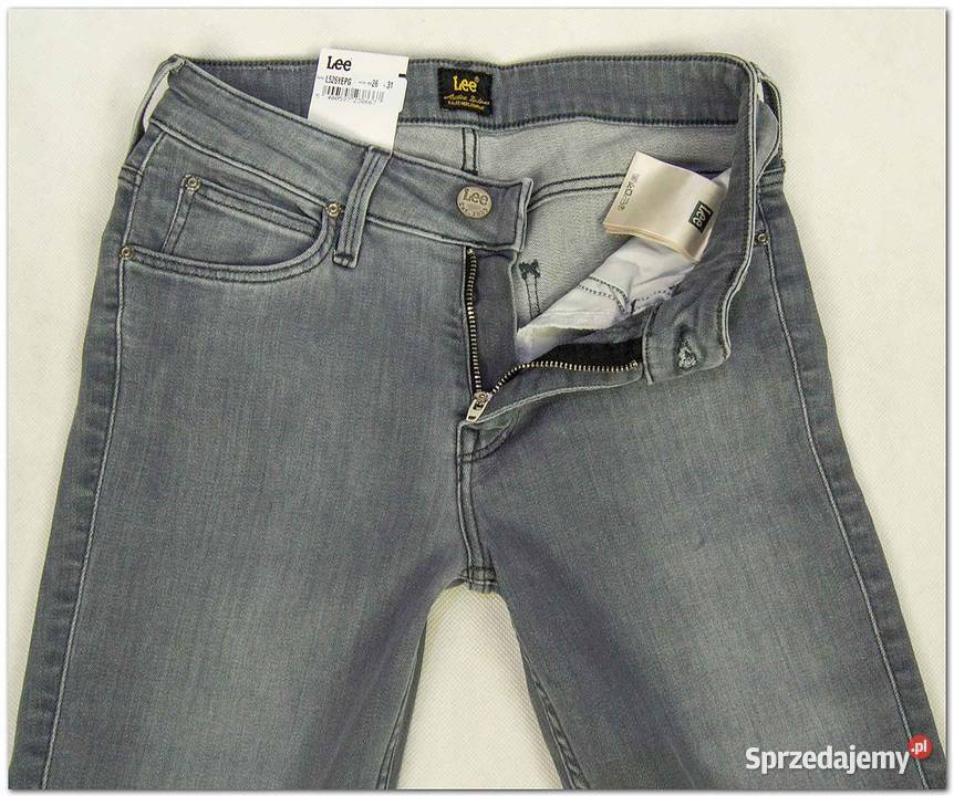 Spodnie damskie Lee Scarlett Grey Skinny W27 L35