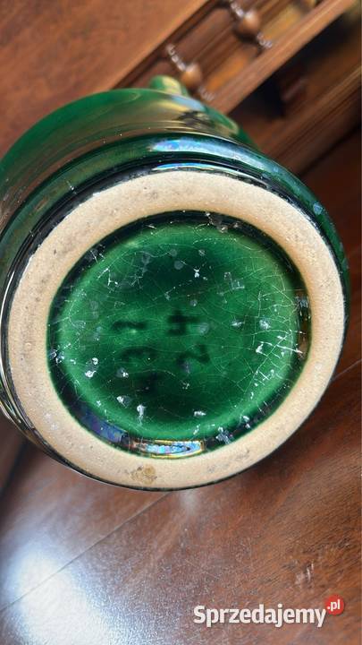 Wazon Zielony Ceramika Amfora pomorskie Gdańsk