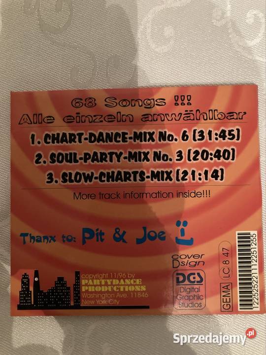 Płyta Cd Mega Mix Partydance 6 The Mixes Lata 90 śląskie Czerwionka-Leszczyny