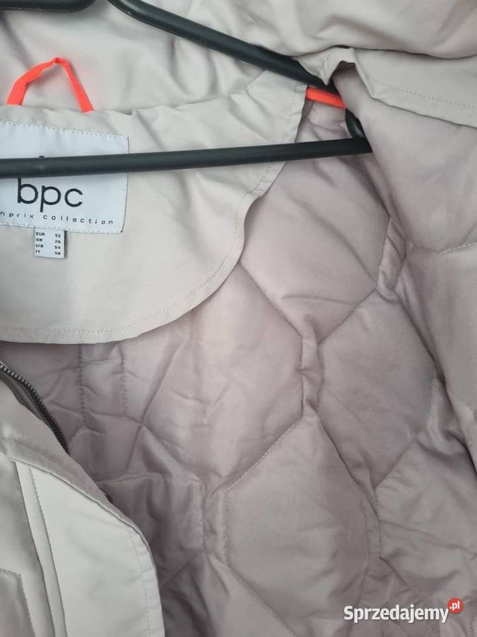 Kurtka pikowana ocieplana szara Ruciane-Nida