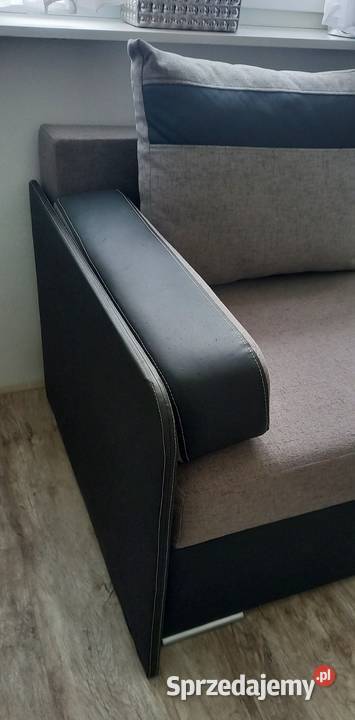 Narożnik rozkładany szary łóżko wypoczynek Małkinia Górna