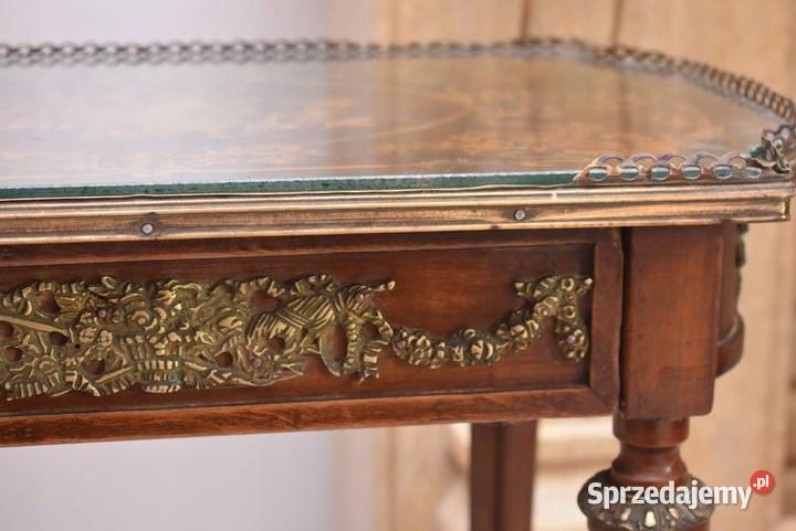 Drewniany Stolik Francuski Stół Biurowy Empire Kraków sprzedam