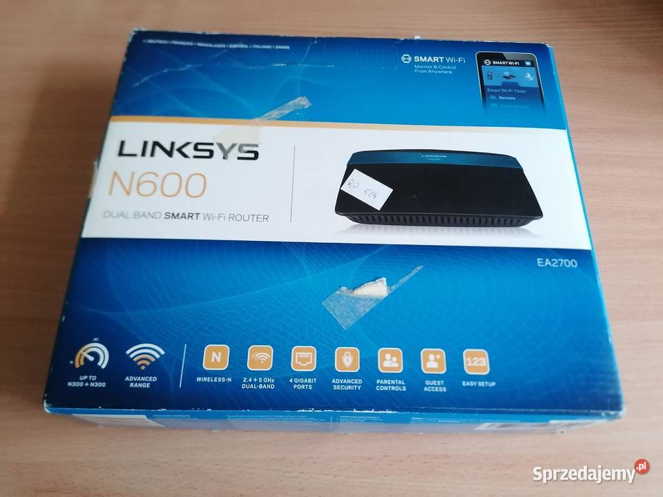 Router WiFi Linksys EA2700 Gigabit N600 245GHz Łódź