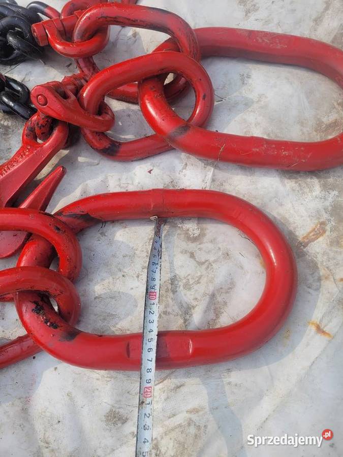 Zawiesie łańcuchowe 4 cięgnowe 25 ton 8 metra sprzedam