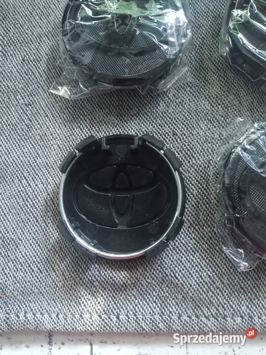 Dekielki do felg aluminiowych Toyota Aygo czarne Sosnowiec