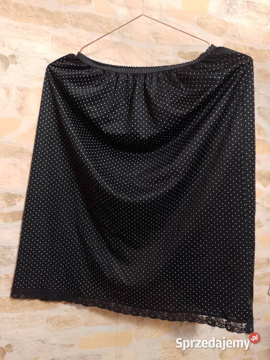 SML Czarna półhalka pod spódnicę z Londynu halka satyna