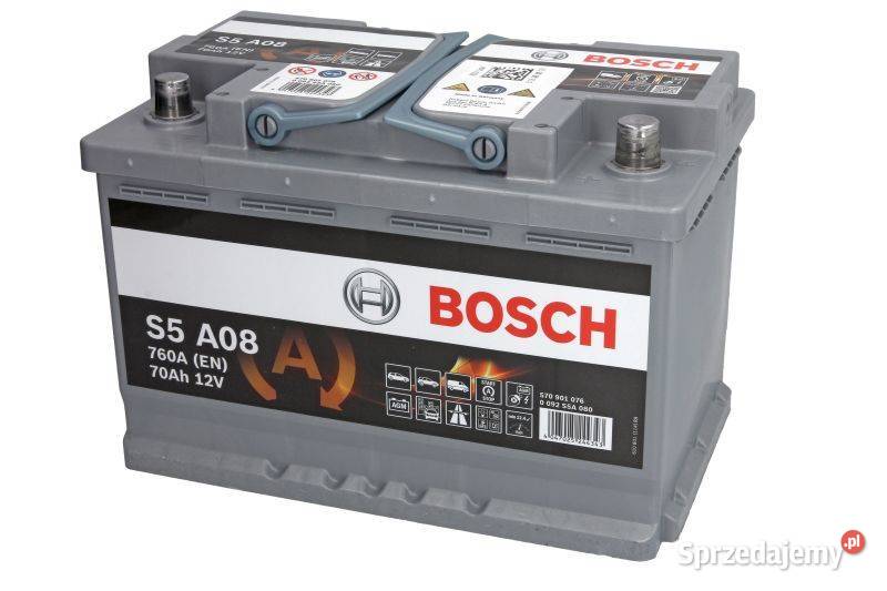 Akumulator Bosch S5 A08 70Ah 760a Start Stop AGM Lublin sprzedam