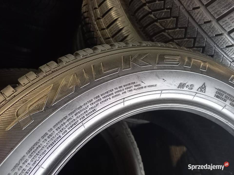 2x Opona UŻYWANA ZIMOWA 22555R17 FALKEN 199 17cale Zaścianki