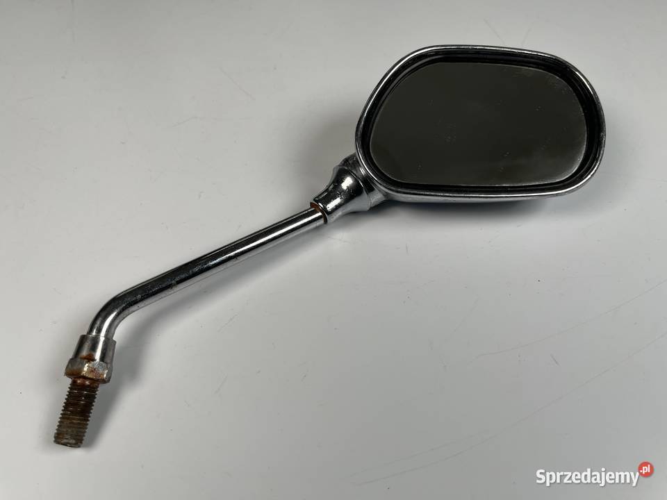 Lusterko prawe owal chrom M10 motocykl motorower wielkopolskie Łobżenica