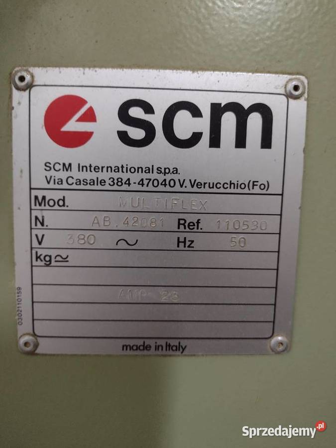 Centrum obróbnicze SCM MULTIFLEX obrabiarka do małopolskie Proszowice