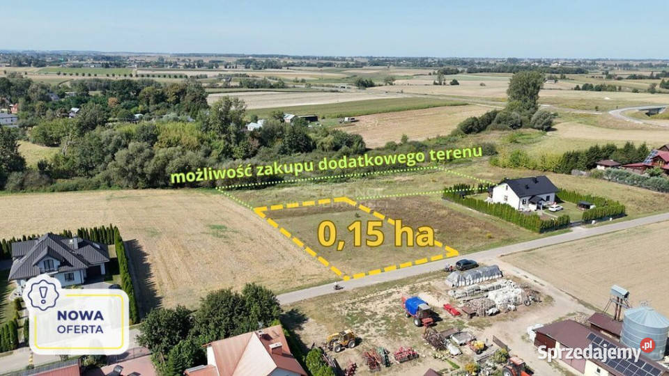 Działka na przedmieściach z dojazdem Teptiuków