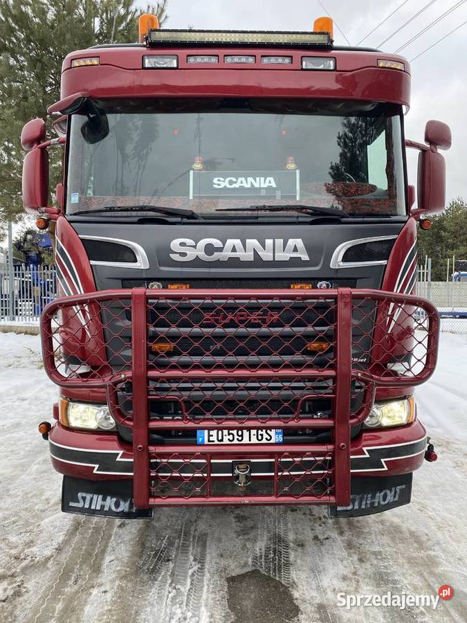 Scania dłużyca do drzewa Dźwigi samochodowe Biłgoraj
