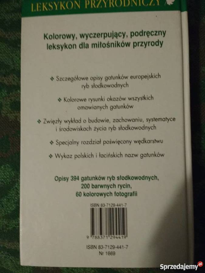 Ryby słodkowodne Fritz Terofal Claus Militz Warszawa