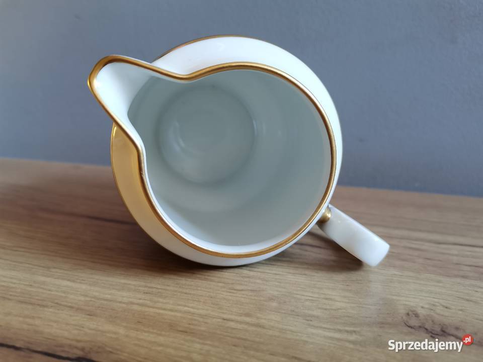 Stary kobaltowy mlecznik porcelana Weimar śląskie Katowice