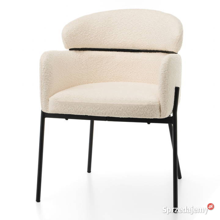 Krzesło Tapicerowane Bolzano Jasnobeżowe Wysyłka Tarchały Małe