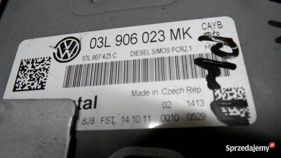 VW GOLF PLUS 16 TDI 12r sterownik komputer sprzedam