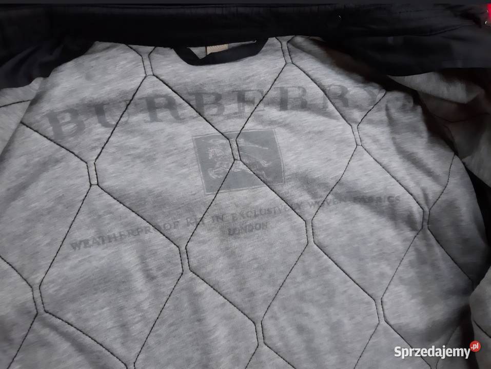 Burberry kurtka pikowana L granat 100 oryg Burberry Kurtki i płaszcze Moda i Styl Konstancin-Jeziorna