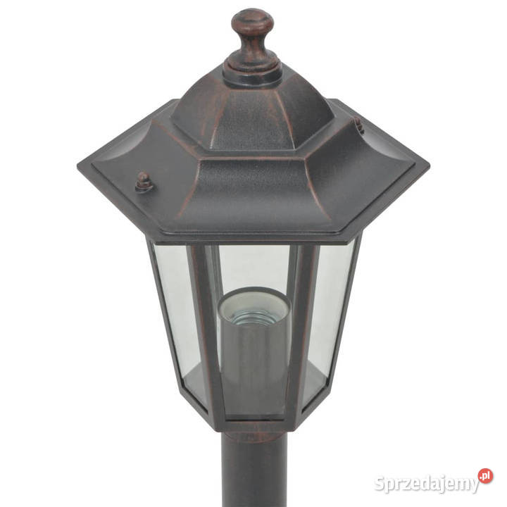 Lampy ogrodowe 110 E27 aluminium 6 brązowe Pozostałe Warszawa