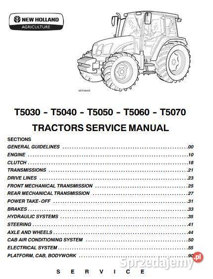 Holland T5030 T5040 T5050 T5060 T5070 Kielce
