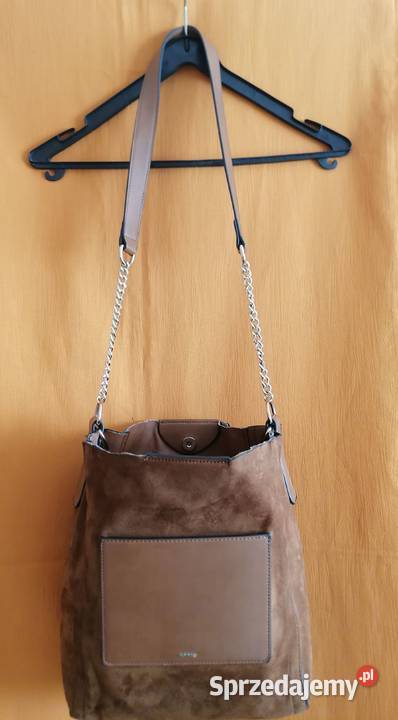 Torebka worek Parfois zamszowaTorba shopper 34cm Łódź