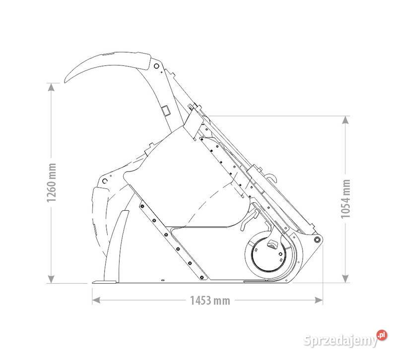 SZUFLA ŚLIMAKOWA DO ZADAWANIA PASZY Z DOCISKIEM Kutno